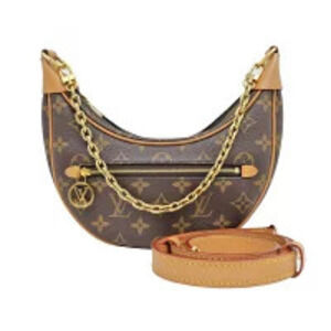 Louis Vuitton Loop Monogram Shoulder Bag Brown